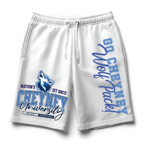 Cheyney University Wolf Pack (White Shorts)