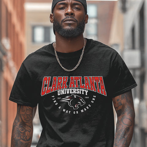 Find A Way - Clark Atlanta Panthers (Men's Short Sleeve)