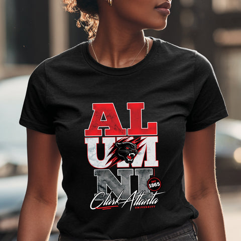 Clark Atlanta University Alumni Signature Series - Vintage/Grunge Style (Women's Short Sleeve)