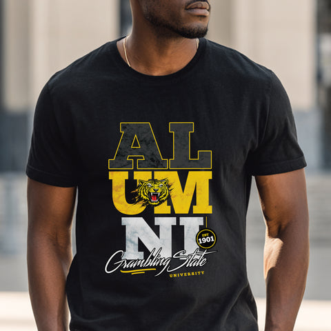 Grambling State University Alumni Signature Series - Vintage/Grunge Style (Men's Short Sleeve)