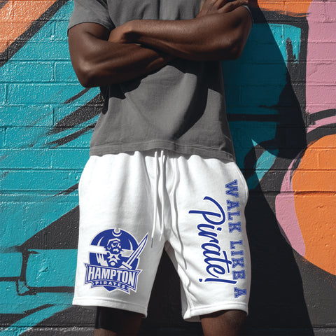 Hampton University "Walk Like a Pirate" (White Shorts)