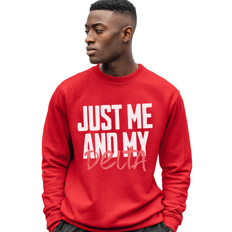 Just Me And My Delta (Men's Sweatshirt)