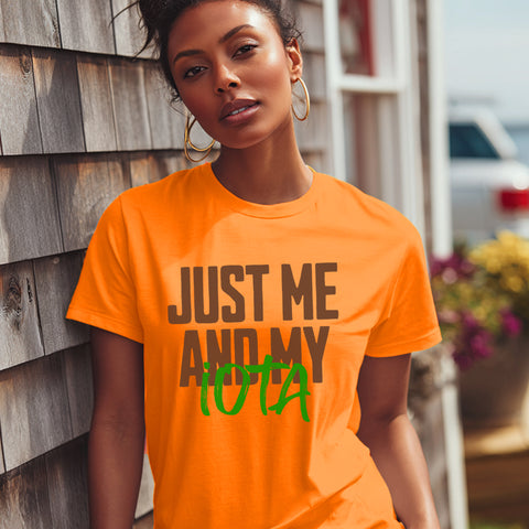 Just Me And My Iota (Women's Short Sleeve)