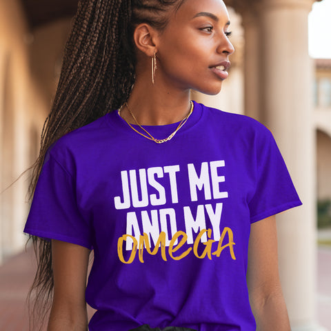 Just Me And My Omega (Women's Short Sleeve)