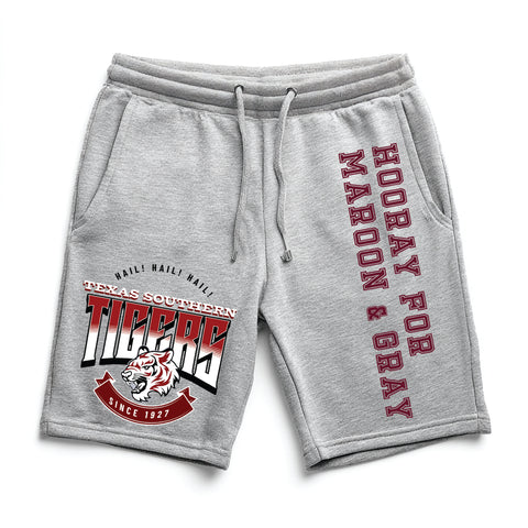 TSU "Hooray For Maroon & Gray" (Gray Heather Shorts)