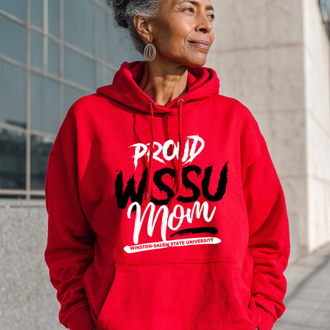 Proud WSSU Mom (Unisex Hoodie) Winston-Salem State