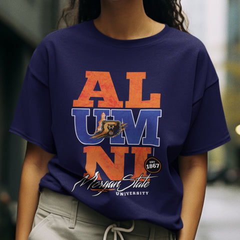 Morgan State Signature Series - Vintage/Grunge Style (Women's Short Sleeve)
