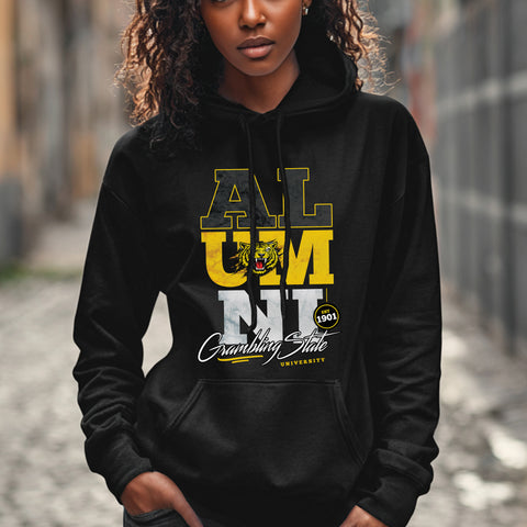 Grambling State University Alumni Signature Series - Vintage/Grunge Style (Unisex Hoodie)
