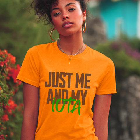 Just Me And My Iota (Women's Short Sleeve)