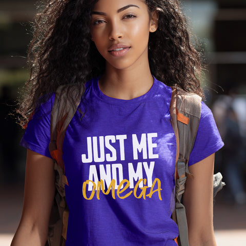 Just Me And My Omega (Women's Short Sleeve)
