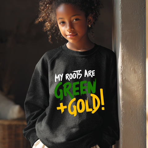 My Roots Are Green & Gold - NSU Spartans (Youth Sweatshirt/Hoodie)