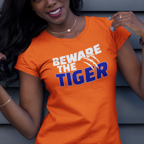 Beware The Tiger - Savannah State University (Women's Short Sleeve)