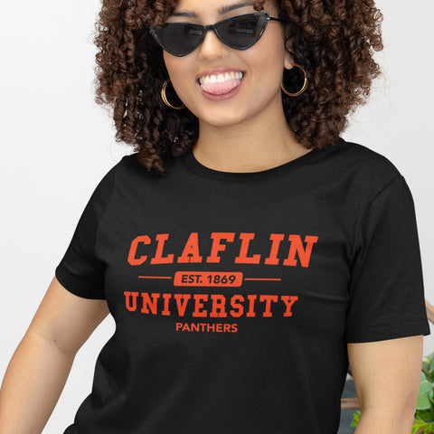 Claflin University Panthers (Women's Short Sleeve)