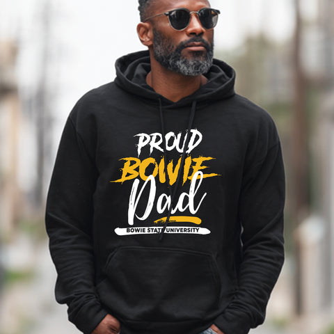 Proud Bowie State University Dad (Unisex Hoodie)