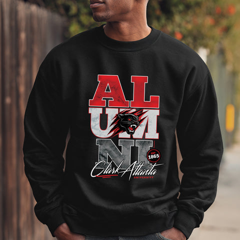 Clark Atlanta University Alumni Signature Series - Vintage/Grunge Style (Unisex Sweatshirt)