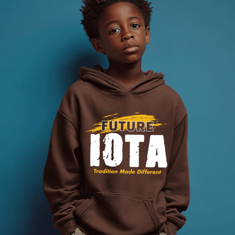 Future Iota NextGen (Brown Youth Hoodie) - Iota Phi Theta