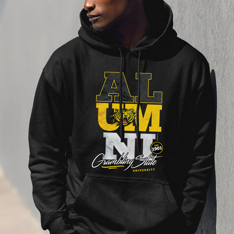 Grambling State University Alumni Signature Series - Vintage/Grunge Style (Unisex Hoodie)