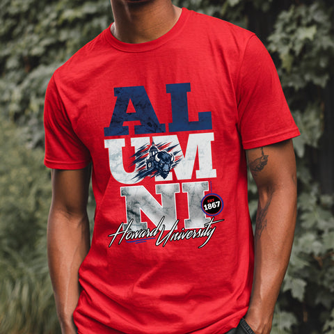 Howard University Alumni Signature Series - Vintage/Grunge Style (Men's Short Sleeve)