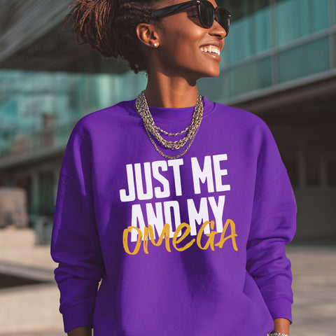 Just Me And My Omega (Women's Sweatshirt)