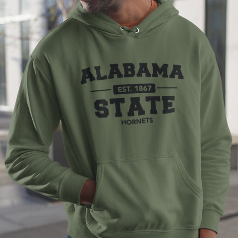 Alabama State Hornets Fatigue Green (Hoodie)