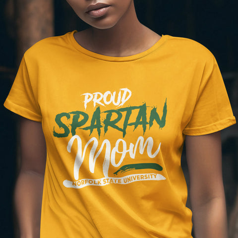 Proud Spartan Mom NextGen (Women's Short Sleeve) Norfolk State University