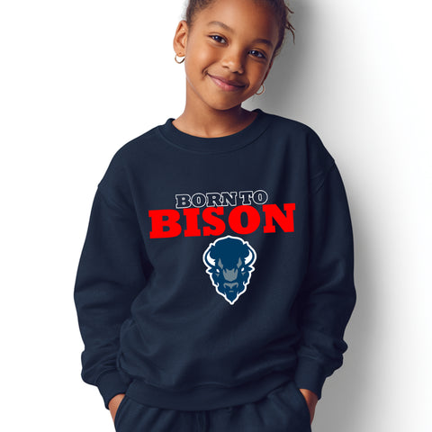 Born To Bison - Howard University (Youth Sweatshirt/Hoodie)