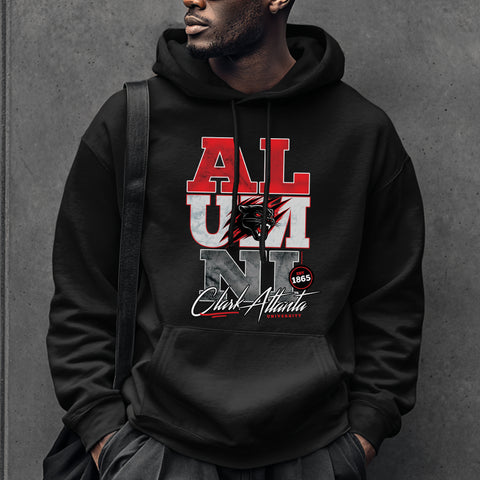 Clark Atlanta University Alumni Signature Series - Vintage/Grunge Style (Unisex Hoodie)