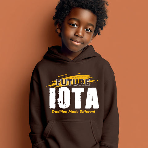 Future Iota NextGen (Brown Youth Hoodie) - Iota Phi Theta