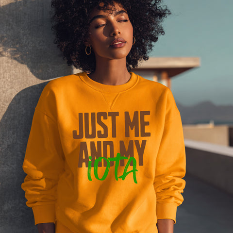 Just Me And My Iota (Women's Sweatshirt)