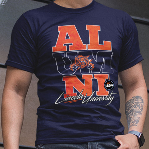 Lincoln Alumni Signature Series - Vintage/Grungy/Distressed (Men's Short Sleeve)