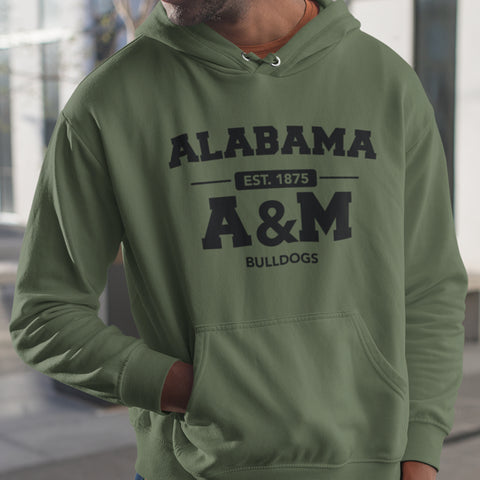 Alabama A&M Bulldogs Fatigue Green (Hoodie)