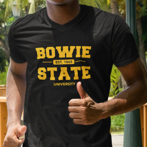 Bowie State Bulldogs - Bowie State University (Men's V-Neck)