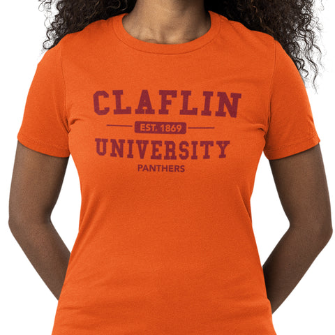 Claflin University Panthers (Women's Short Sleeve)