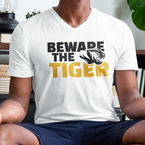 Beware The Tiger - Grambling University (Men's V-Neck)
