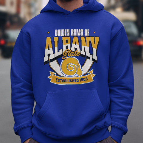 Albany State University Rams Sweatsuit - (Hoodie + Sweatpants)