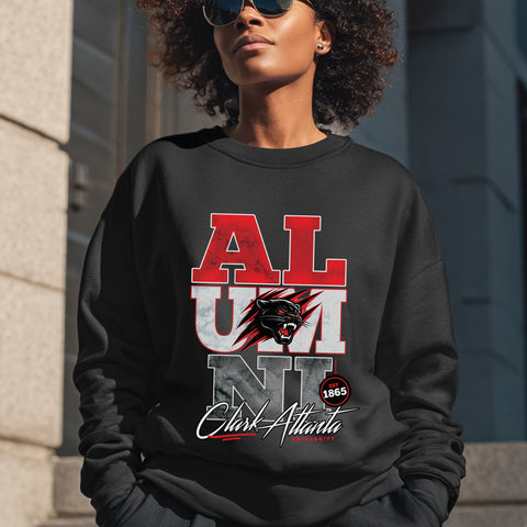 Clark Atlanta University Alumni Signature Series - Vintage/Grunge Style (Unisex Sweatshirt)