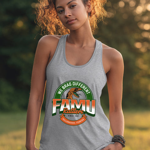 FAMU We Brag Different (Unisex Tank) Florida A&M University