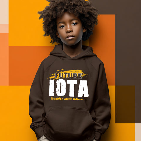Future Iota NextGen (Brown Youth Hoodie) - Iota Phi Theta
