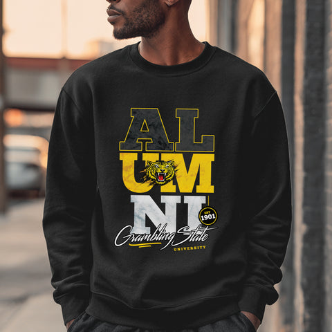 Grambling State University Alumni Signature Series - Vintage/Grunge Style (Unisex Sweatshirt)