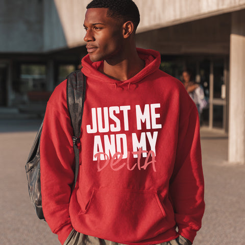 Just Me And My Delta (Men's Hoodie)