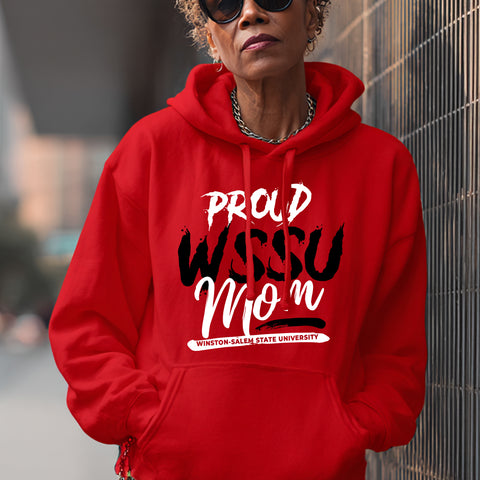 Proud WSSU Mom (Unisex Hoodie) Winston-Salem State