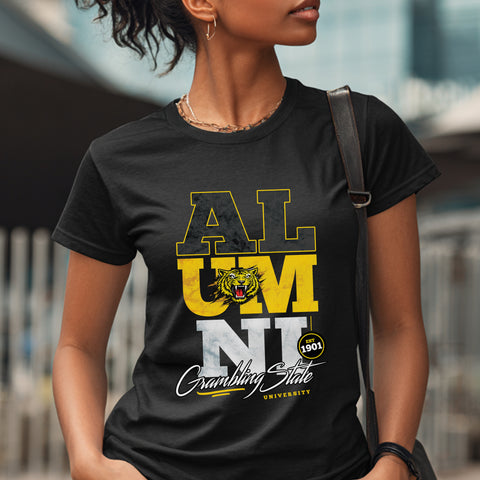 Grambling State University Alumni Signature Series - Vintage/Grunge Style (Women's Short Sleeve)