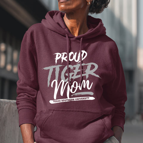 Proud Texas Southern Tiger Mom (Unisex Hoodie)