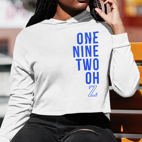 One Nine Two Oh - Zeta Phi Beta 1920 (Women's Cropped Hoodie)