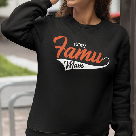 FAMU Mom 1887 - Florida A&M University (Women's Sweatshirt)