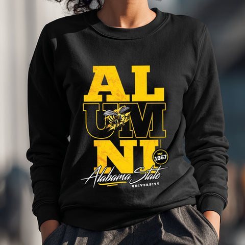 Alabama State - Alumni Signature Series Sweatsuit - (Sweatshirt + Sweatpants)