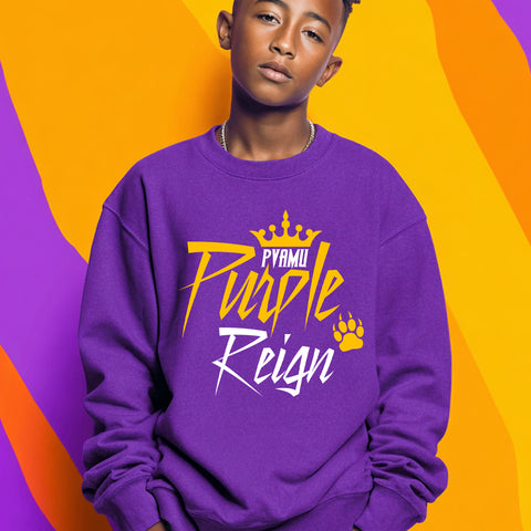 Purple Reign - Prairie View A&M (Youth Sweatshirt/Hoodie) - Prairie View A&M
