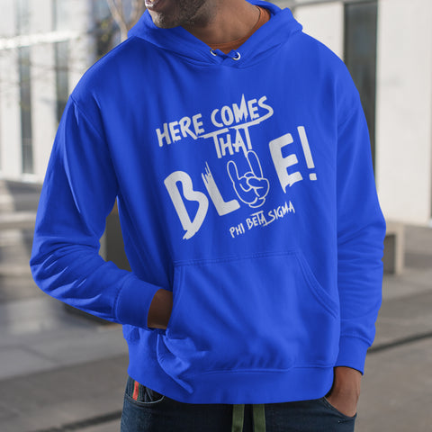 Here Comes The Blue - Phi Beta Sigma (Sweatsuit) - (Hoodie + Sweatpants)
