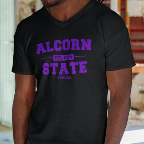 Alcorn State Braves (Men's V-Neck)