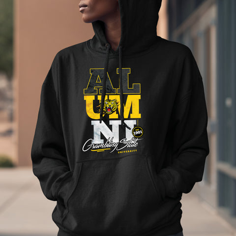 Grambling State University Alumni Signature Series - Vintage/Grunge Style (Unisex Hoodie)